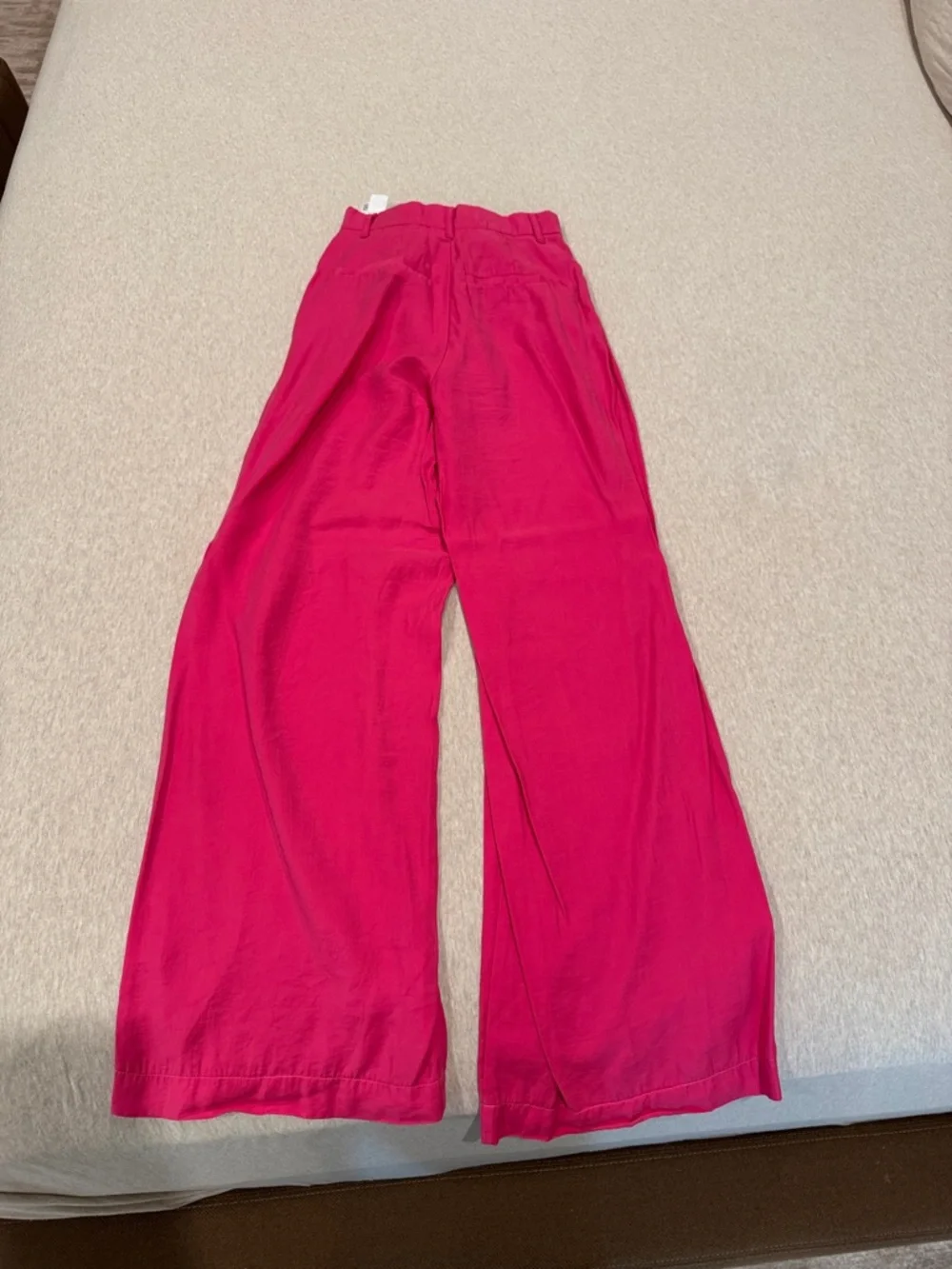 Zara Hot Pink Wide-Leg pants size XS
